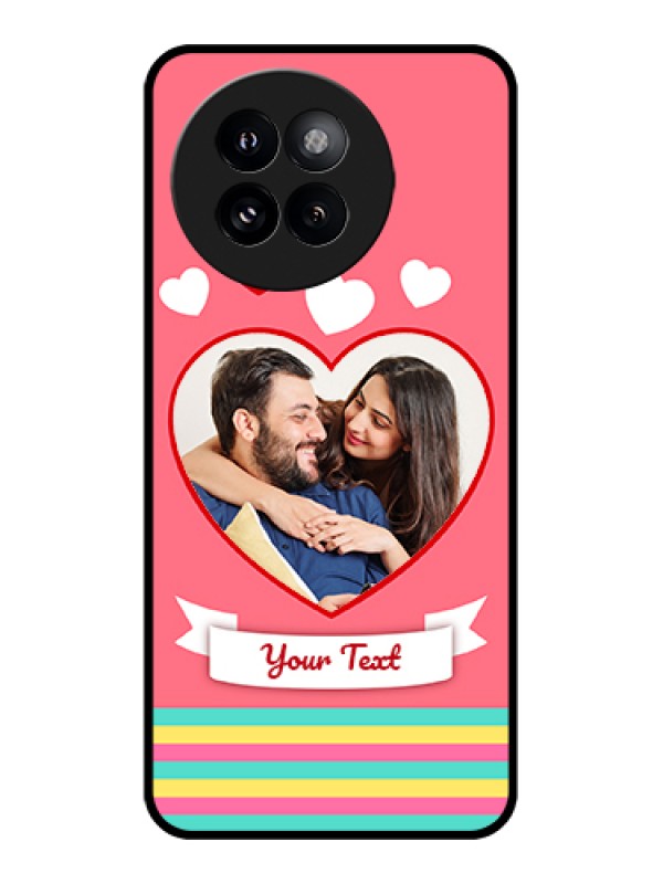 Custom Xiaomi 14 Civi Custom Metal Phone Case - Love Shapes Doodle Design