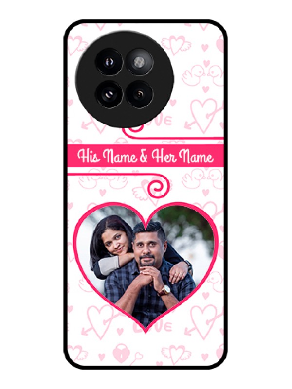 Custom Xiaomi 14 Civi Custom Metal Phone Case - Heart Shape Love Design