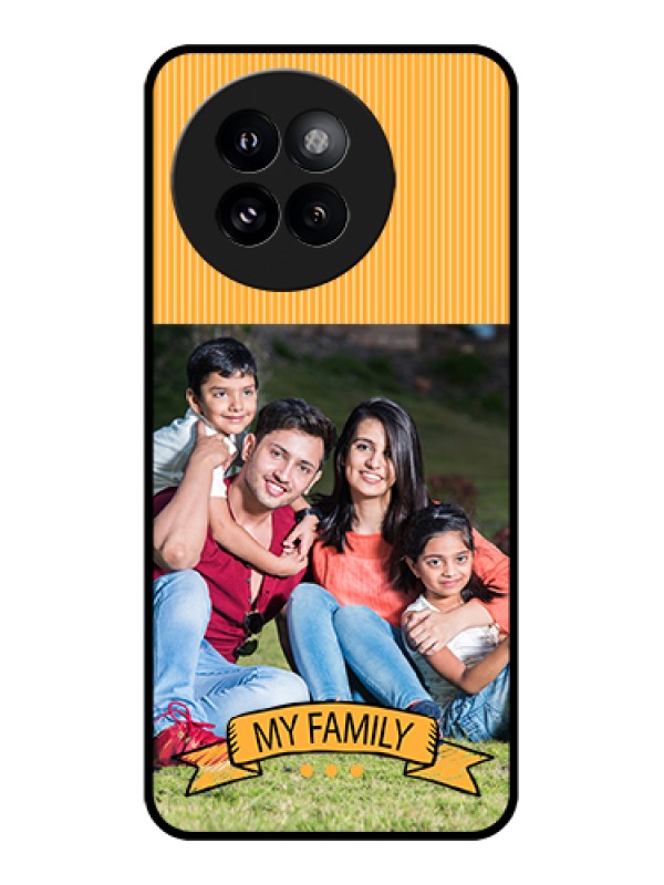 Custom Xiaomi 14 Civi Custom Metal Phone CaseYellow and Blue Design