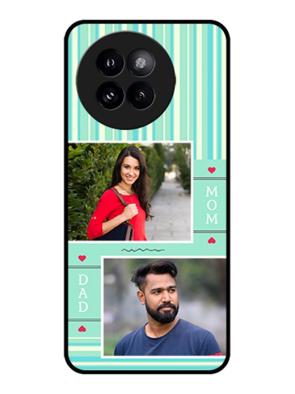 Custom Xiaomi 14 Civi Custom Metal Phone CaseBlue Pattern Cover Design