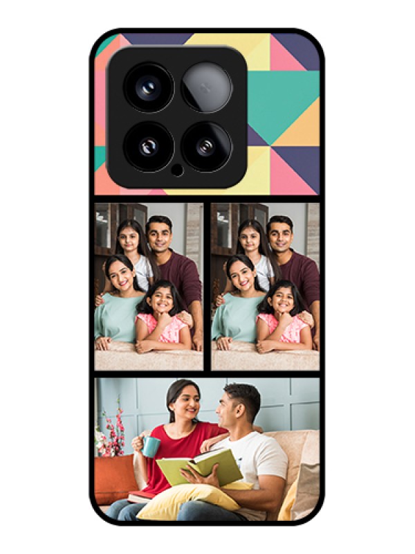 Custom Xiaomi 15 5G Custom Metal Phone Case - Multi - Colour Stripes Design