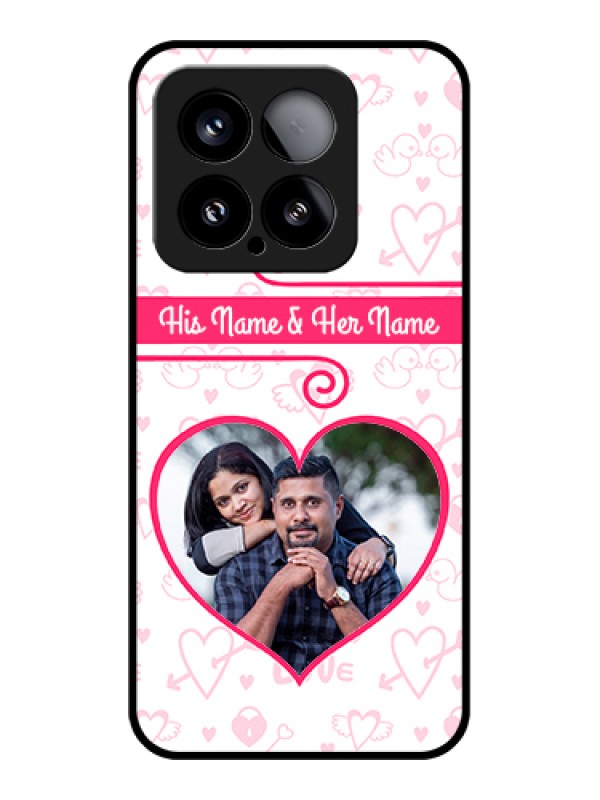 Custom Xiaomi 15 5G Custom Metal Phone Case - Cute Heart Pattern Design