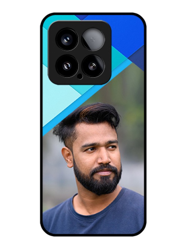 Custom Xiaomi 15 5G Custom Metal Phone Case - Blue Pattern Design