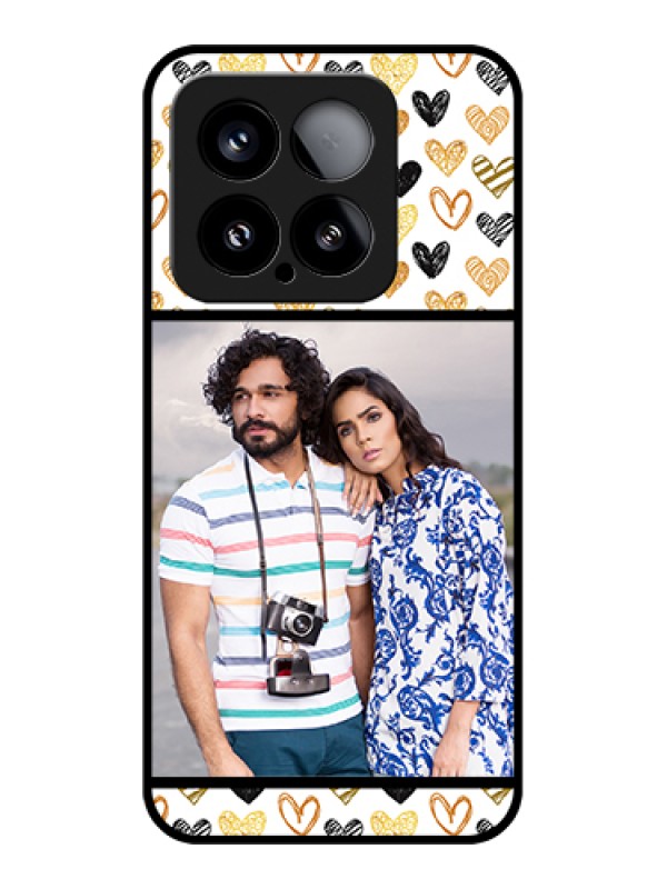 Custom Xiaomi 15 5G Custom Metal Phone Case - Love Symbol Design