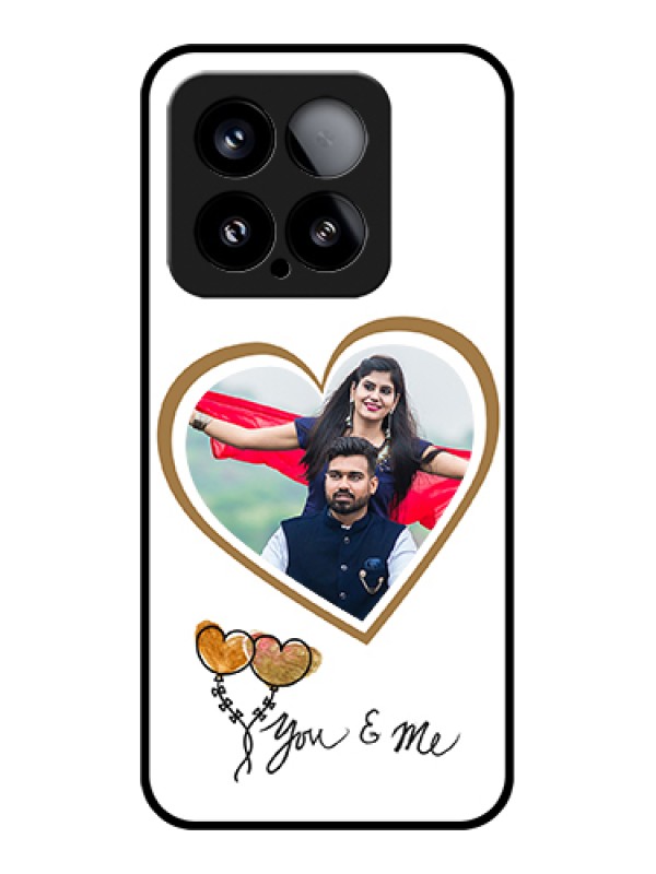 Custom Xiaomi 15 5G Custom Metal Phone Case - You and Me Design