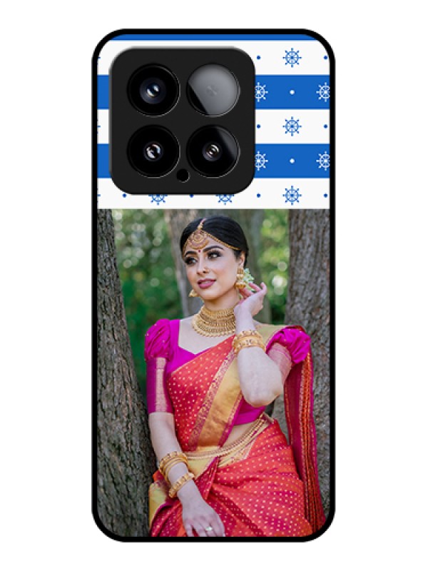 Custom Xiaomi 15 5G Custom Metal Phone Case - Snow Pattern Design