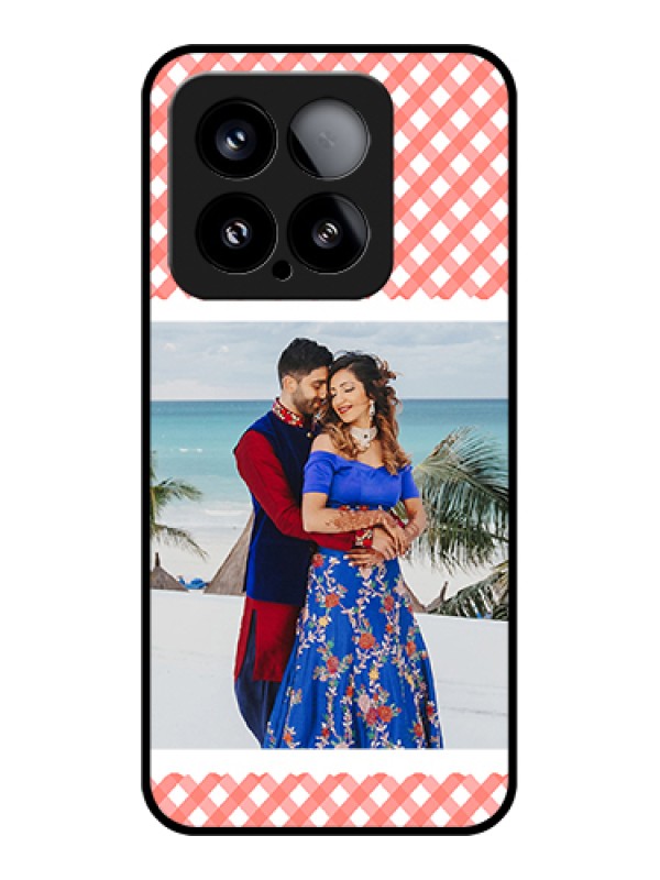 Custom Xiaomi 15 5G Custom Metal Phone Case - Pink Pattern Design