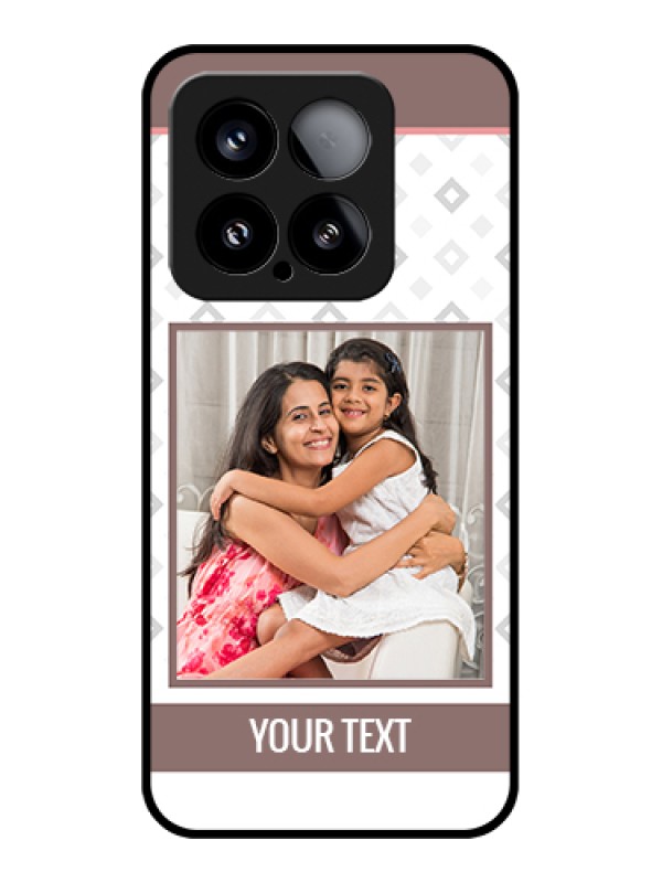 Custom Xiaomi 15 5G Custom Metal Phone Case - Simple Diamond Design