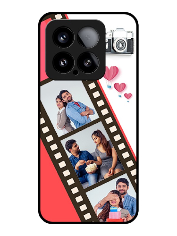 Custom Xiaomi 15 5G Custom Metal Phone Case - 3 Image Holder With Film Reel