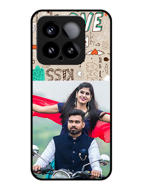 Custom Xiaomi 15 5G Custom Metal Phone Case - White Dotted Design