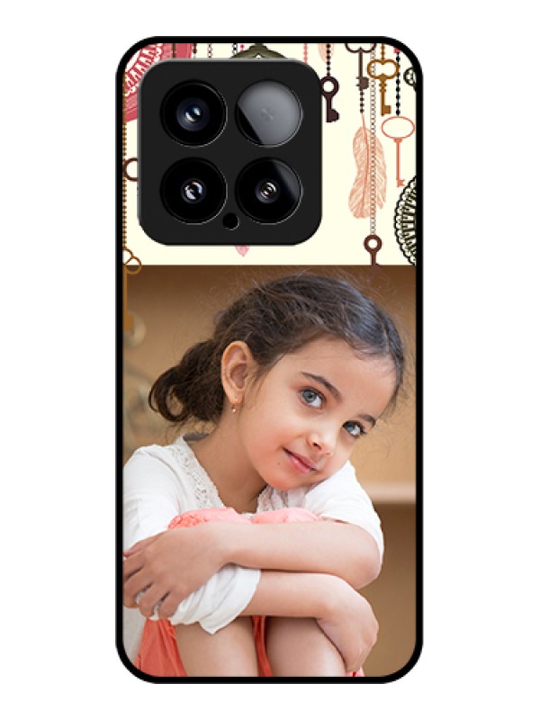 Custom Xiaomi 15 5G Custom Metal Phone Case - Brown Dotted Mobile Case Design