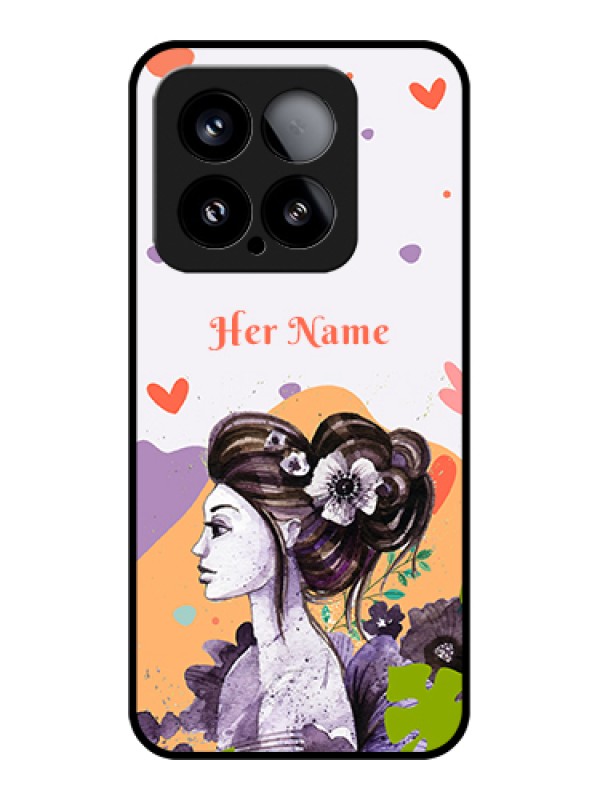 Custom Xiaomi 15 5G Custom Metal Phone Case - Pink Flying Heart Design