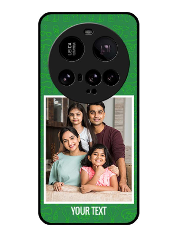 Custom Xiaomi 15 Ultra 5G Custom Metal Phone CaseGold Glitter Splash Design