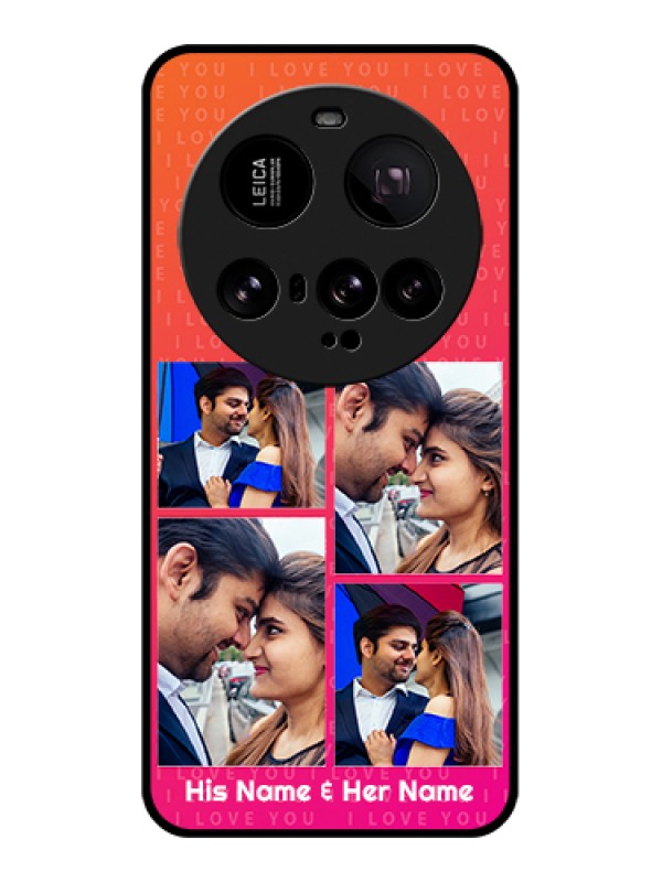 Custom Xiaomi 15 Ultra 5G Custom Metal Phone Case - I Love You Pink Design