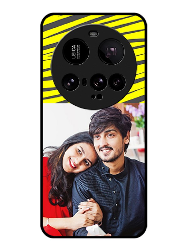 Custom Xiaomi 15 Ultra 5G Custom Metal Phone Case - Yellow Abstract Design