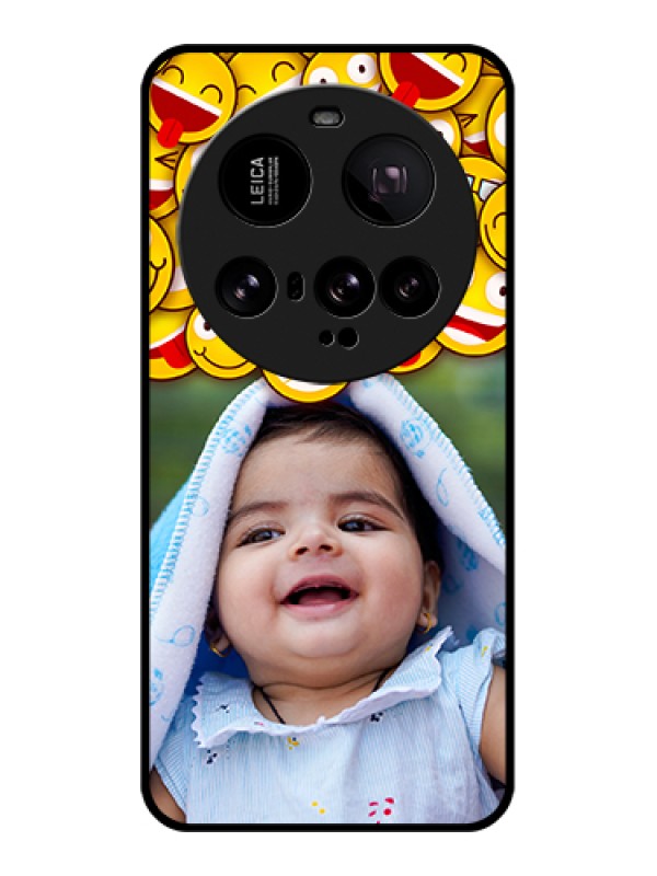 Custom Xiaomi 15 Ultra 5G Custom Metal Phone Case - With Smiley Emoji Design