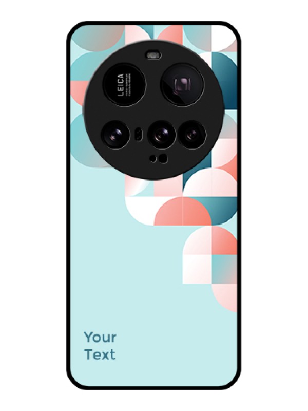 Custom Xiaomi 15 Ultra 5G Custom Metal Phone CaseSimple Blue Color Design