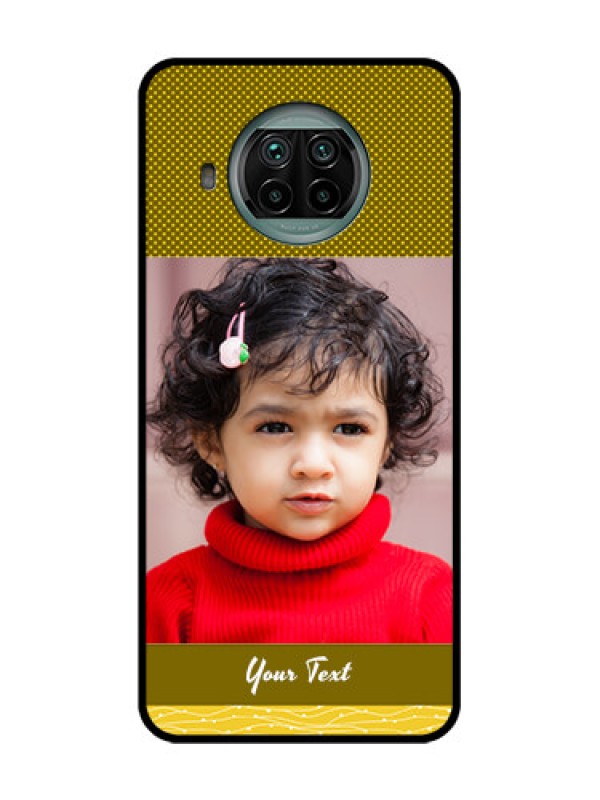 Custom Xiaomi Mi 10I 5G Custom Metal Phone Case - Simple Green Color Design