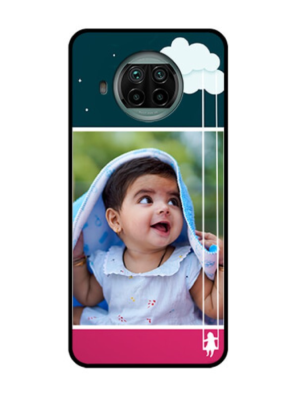 Custom Xiaomi Mi 10I 5G Custom Metal Phone Case - Cute Girl With Cloud Design