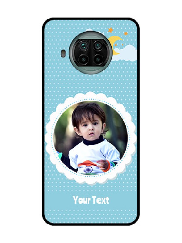 Custom Xiaomi Mi 10I 5G Custom Metal Phone Case - Violet Pattern Design