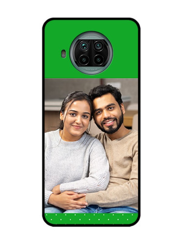 Custom Xiaomi Mi 10I 5G Custom Metal Phone Case - Green Pattern Design