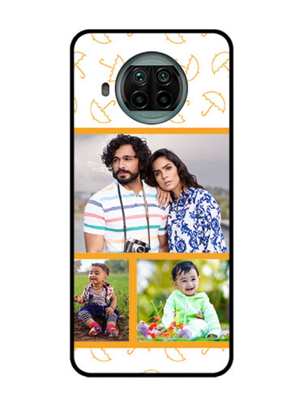 Custom Xiaomi Mi 10I 5G Custom Metal Phone Case - Yellow Pattern Design