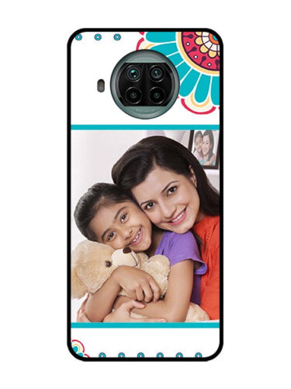 Custom Xiaomi Mi 10I 5G Custom Metal Phone Case - Flower Design