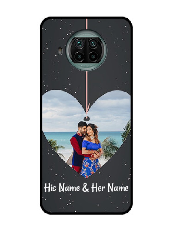 Custom Xiaomi Mi 10I 5G Custom Metal Phone Case - Hanging Heart Design