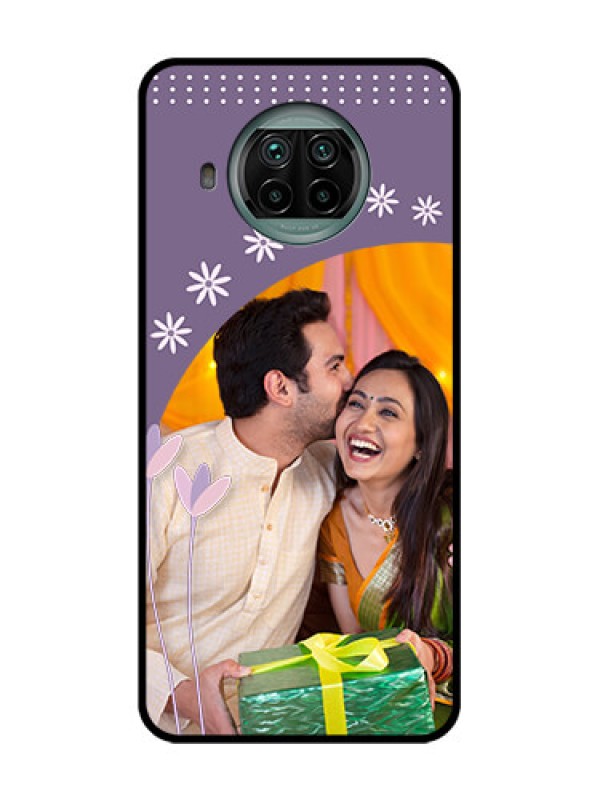 Custom Xiaomi Mi 10I 5G Custom Metal Phone Case - Lavender Flowers Design