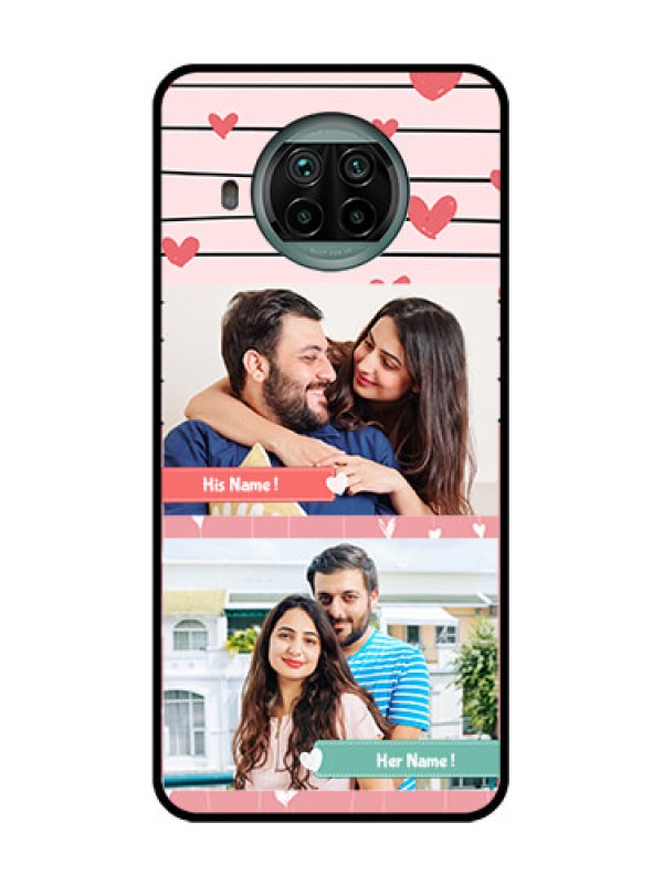 Custom Xiaomi Mi 10I 5G Custom Metal Phone Case - Photo With Heart Design