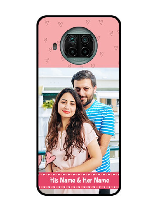 Custom Xiaomi Mi 10I 5G Custom Metal Phone Case - Love Design Peach Color