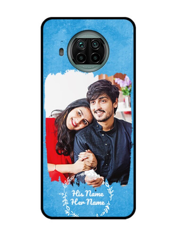 Custom Xiaomi Mi 10I 5G Custom Metal Phone Case - Blue Color Vintage Design