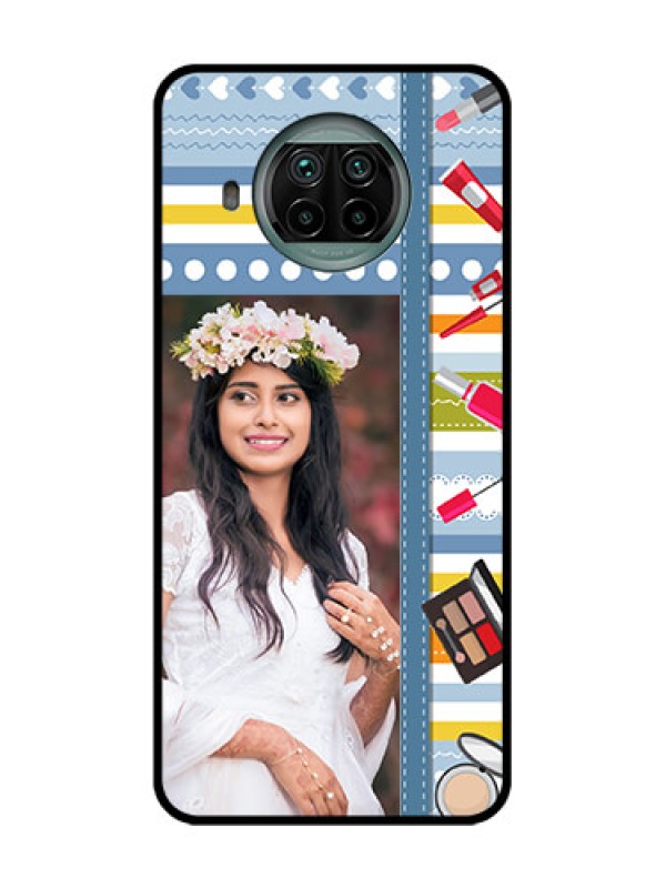 Custom Xiaomi Mi 10I 5G Custom Metal Phone Case - Makeup Icons Design