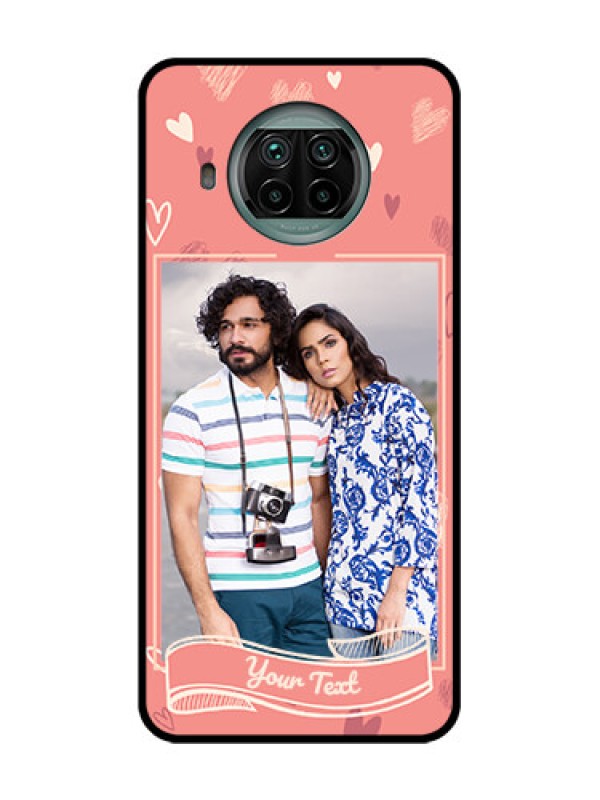 Custom Xiaomi Mi 10I 5G Custom Metal Phone Case - Love Doodle Art Design