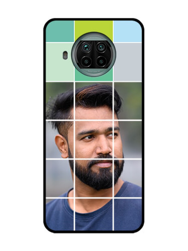 Custom Xiaomi Mi 10I 5G Custom Metal Phone Case - With White Box Pattern