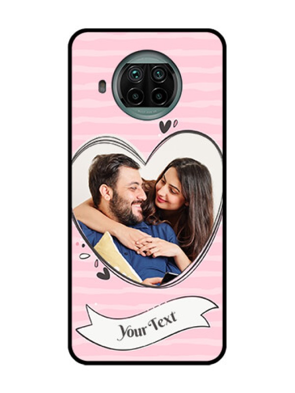 Custom Xiaomi Mi 10I 5G Custom Metal Phone Case - Vintage Heart Design