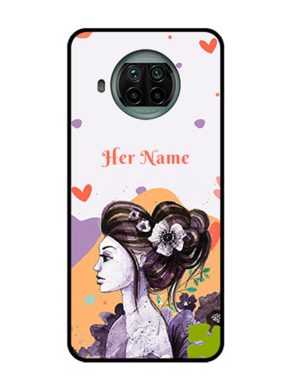 Custom Xiaomi Mi 10I 5G Custom Metal Phone Case - Woman And Nature Design