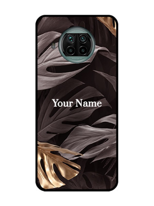 Custom Xiaomi Mi 10I 5G Custom Metal Phone Case - Wild Leaves Digital Paint Design