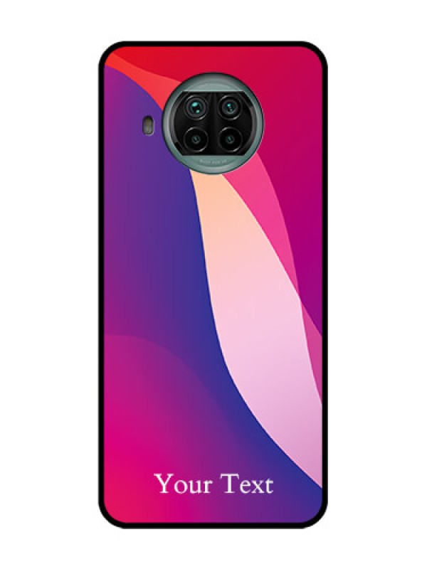 Custom Xiaomi Mi 10I 5G Custom Metal Phone Case - Digital Abstract Overlap Design