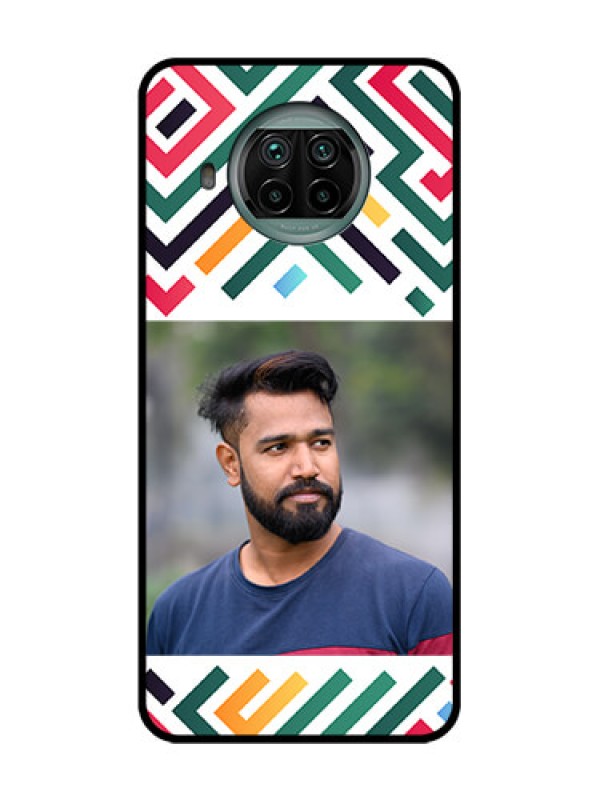 Custom Xiaomi Mi 10I 5G Custom Metal Phone Case - Colorful Maze Pattern Design