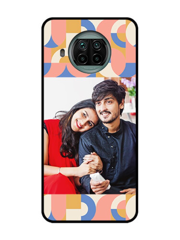 Custom Xiaomi Mi 10I 5G Custom Metal Phone Case - Semi - Circle Maze Pattern Design