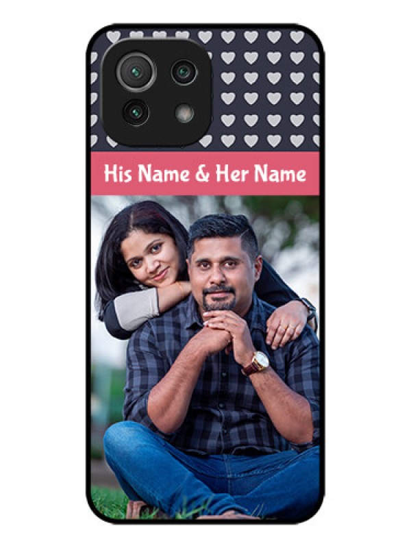 Custom Xiaomi Mi 11 Lite NE 5G Custom Metal Phone Case - Love Symbols Design