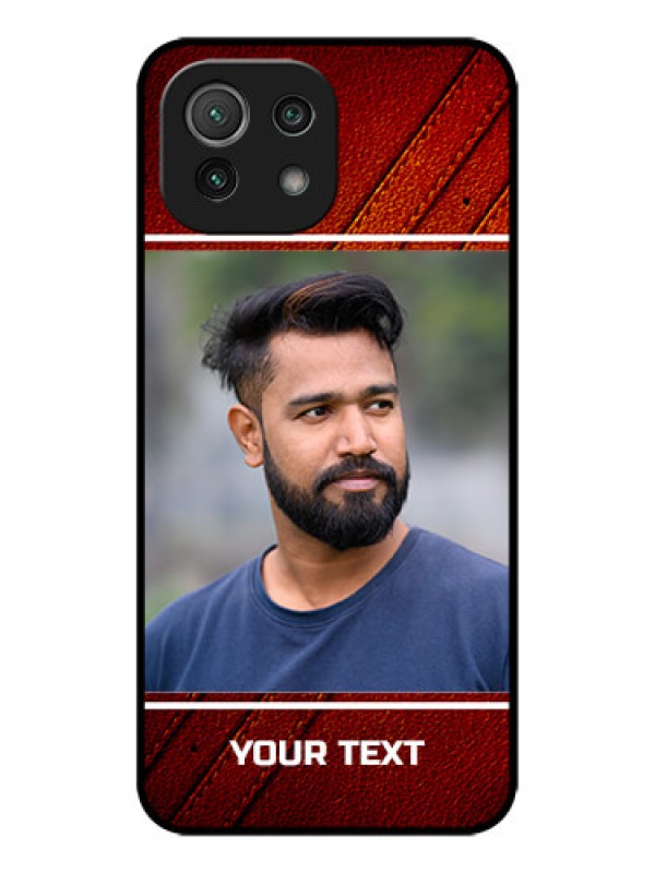 Custom Xiaomi Mi 11 Lite NE 5G Custom Metal Phone Case - Leather Phone Case Design