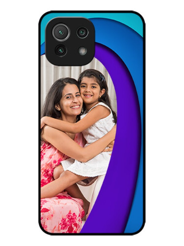 Custom Xiaomi Mi 11 Lite NE 5G Custom Metal Phone Case - Simple Pattern Design