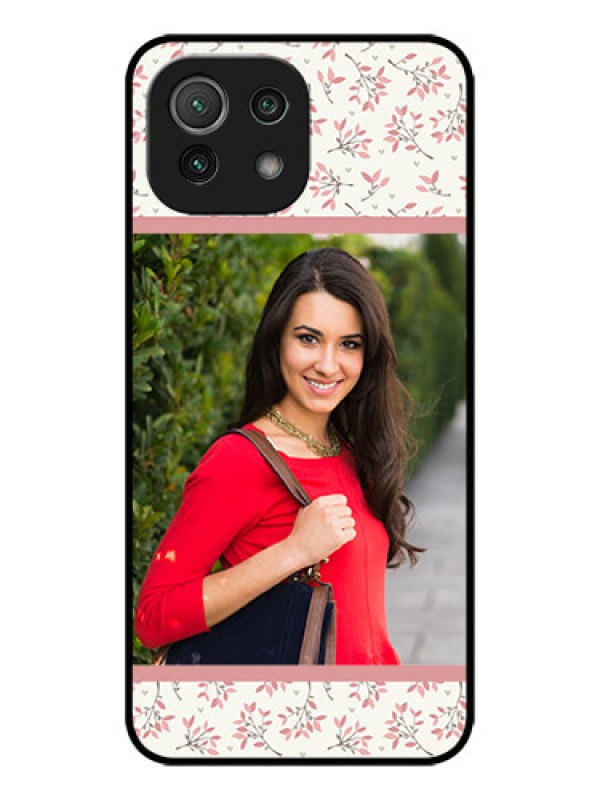 Custom Xiaomi Mi 11 Lite NE 5G Custom Metal Phone Case - Stunning Floral Design