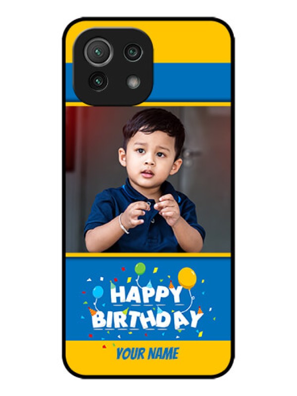 Custom Xiaomi Mi 11 Lite NE 5G Custom Metal Phone Case - Birthday Wishes Design