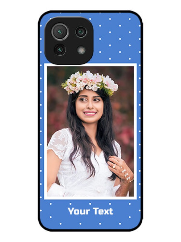 Custom Xiaomi Mi 11 Lite NE 5G Custom Metal Phone Case - Polka Dots Design