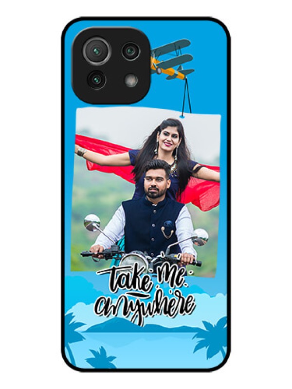 Custom Xiaomi Mi 11 Lite NE 5G Custom Metal Phone Case - Traveller Design