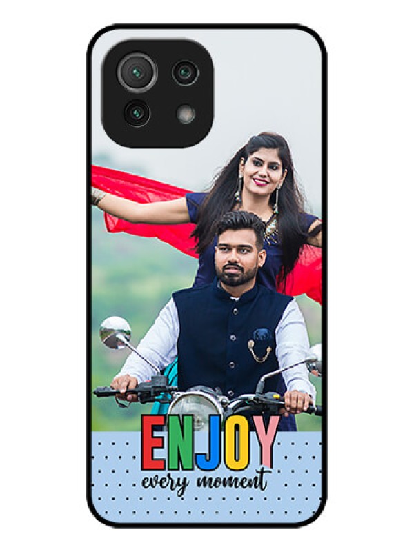 Custom Xiaomi Mi 11 Lite NE 5G Custom Metal Phone Case - Enjoy Every Moment Design