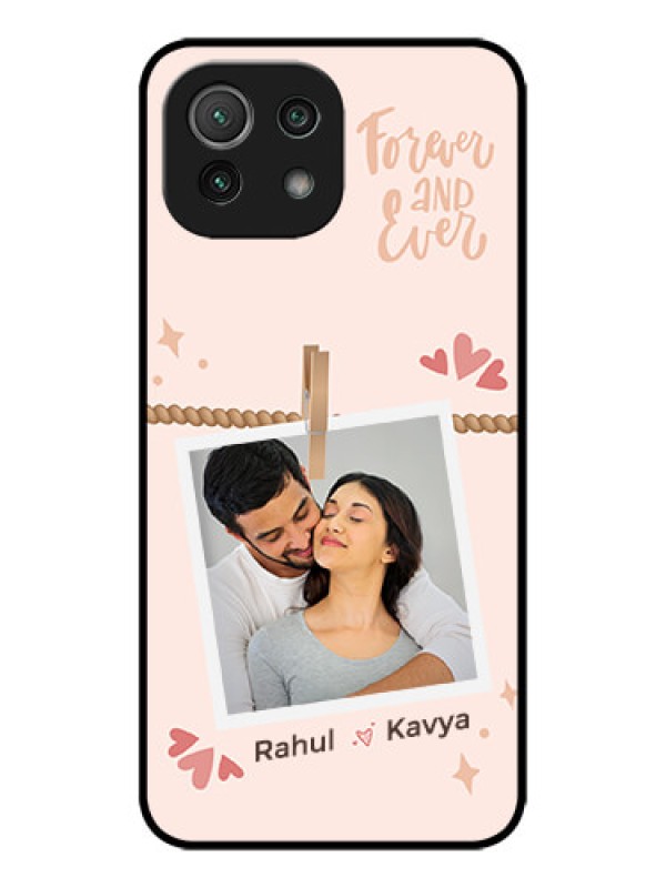 Custom Xiaomi Mi 11 Lite NE 5G Custom Metal Phone Case - Forever And Ever Love Design